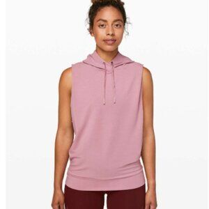 Lululemon Stronger As One Sleeveless Hoodie, Vintage Mauve, Size L